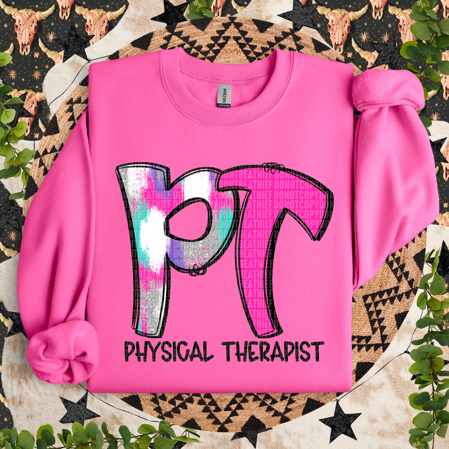 Physical Therapist Frosted Flair