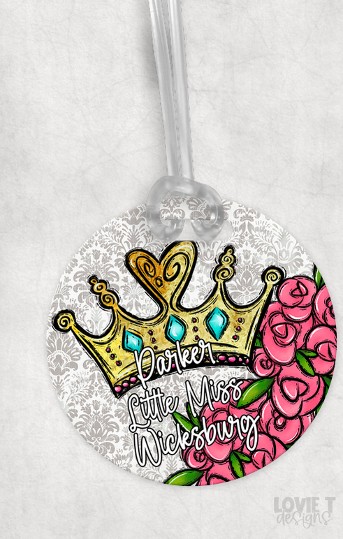 Pageant Bag Tag-Lovie T Designs