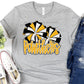 Panthers Ath Gold Poms-Lovie T Designs