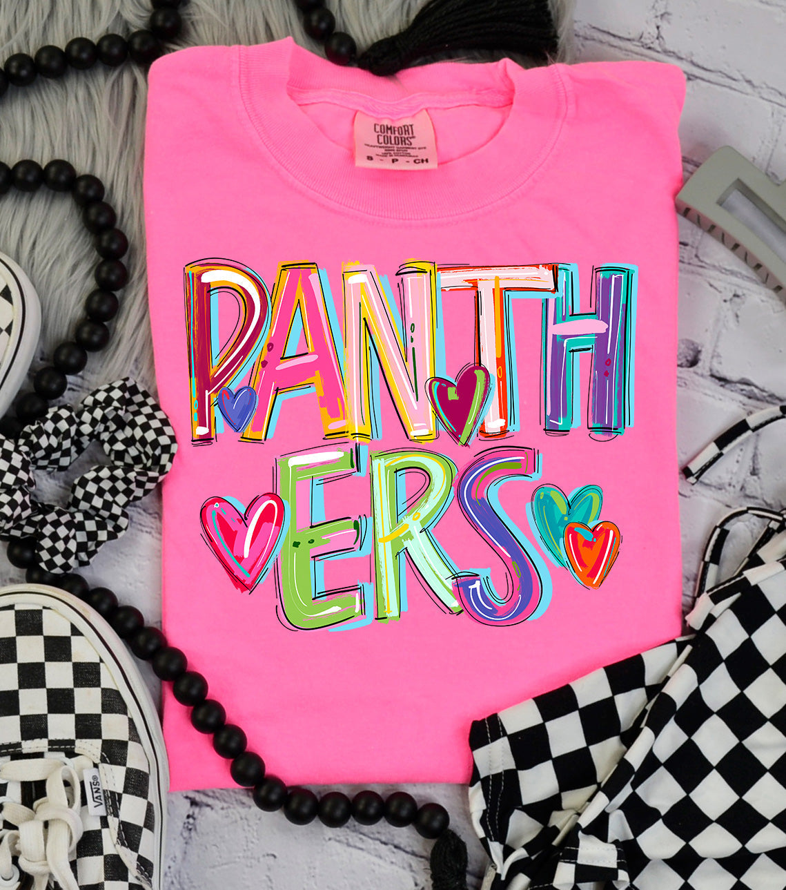 Panthers Cheery Bright-Lovie T Designs