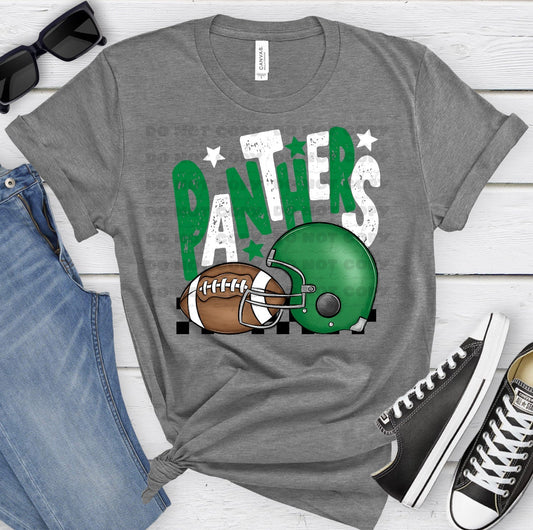 Panthers Green White FB-Lovie T Designs