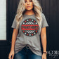 Panthers Red Checkered Stars Circle-Lovie T Designs