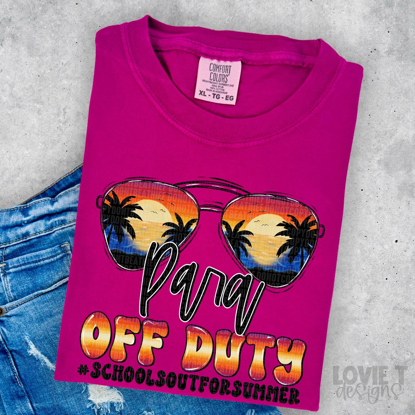 Para Off Duty-Lovie T Designs