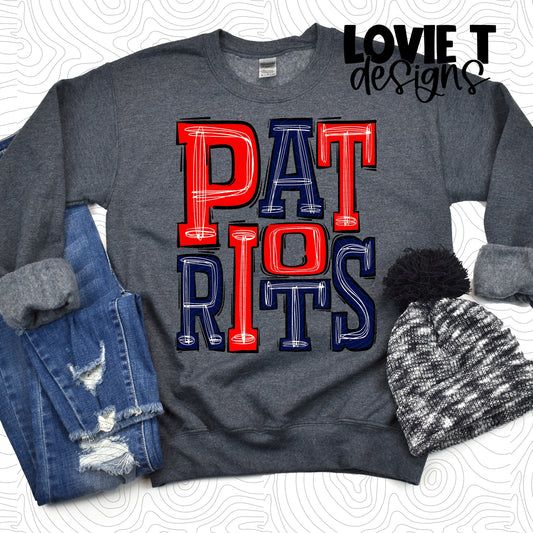 Patriots Red and Navy