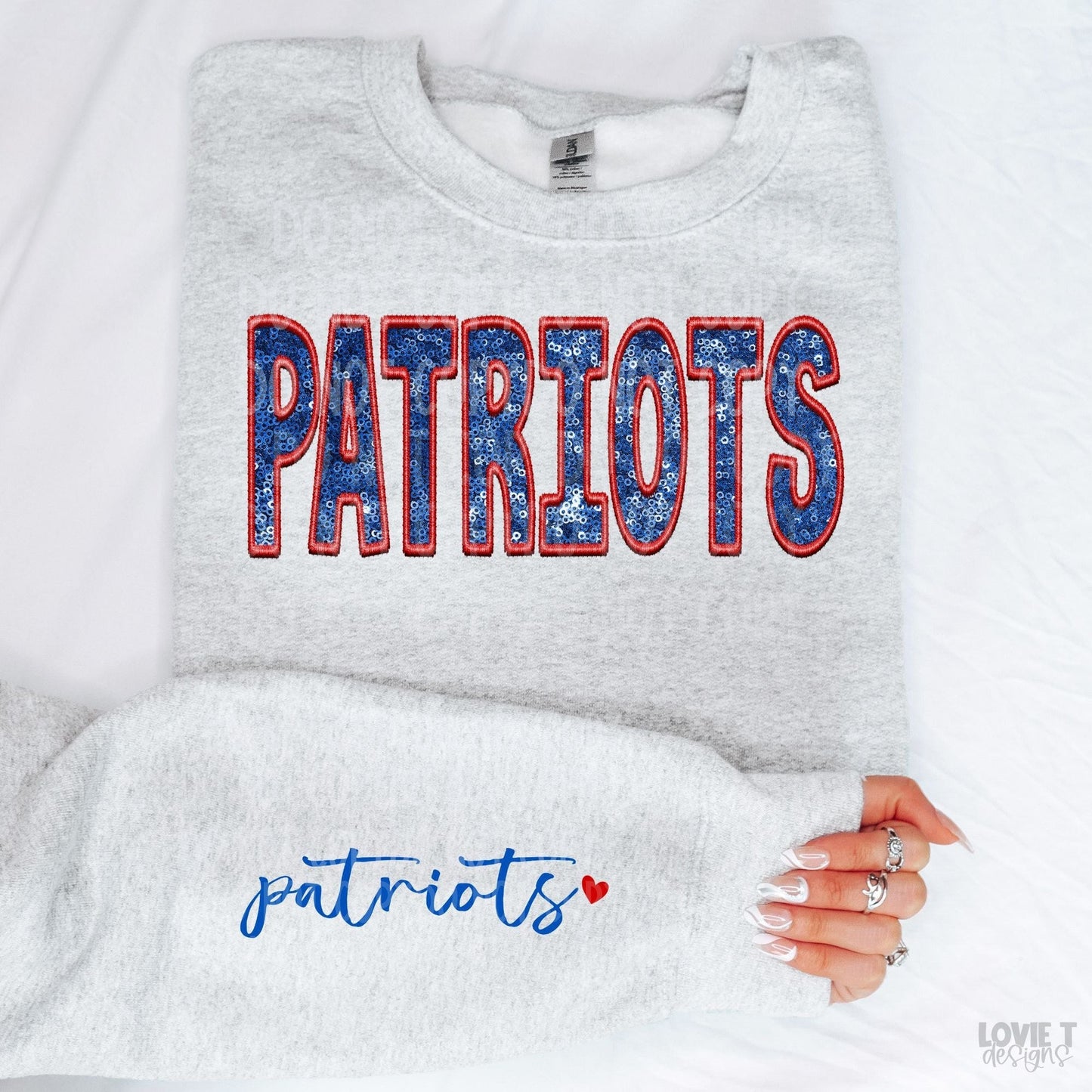 Patriots + Sleeve-Lovie T Designs