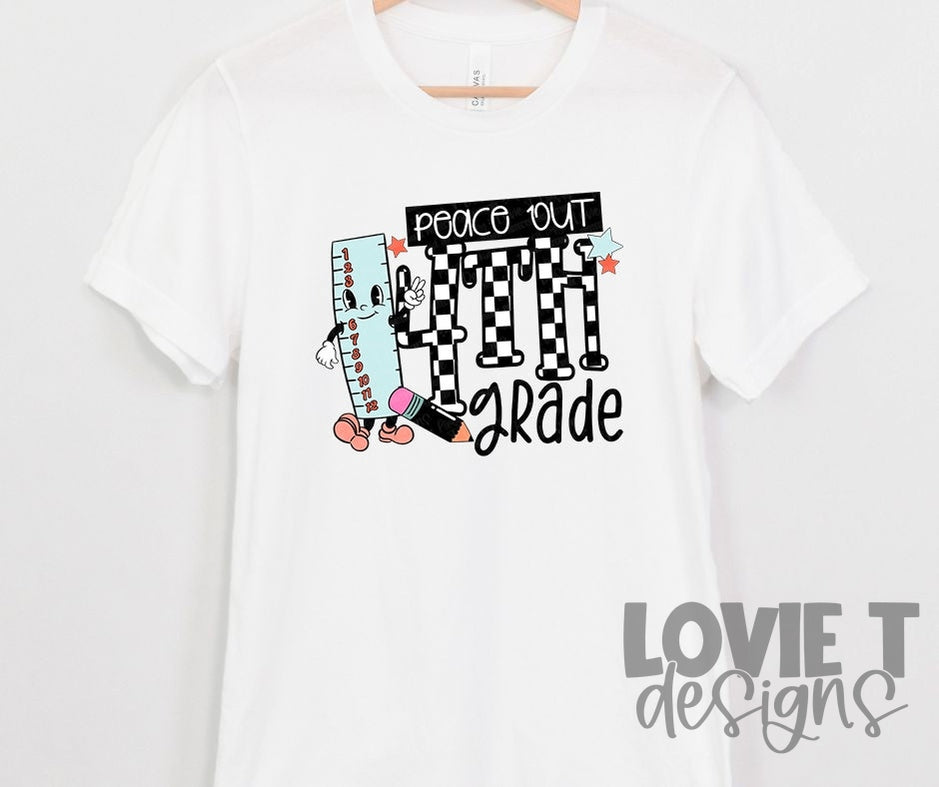 Peace Out Grade Levels-Lovie T Designs