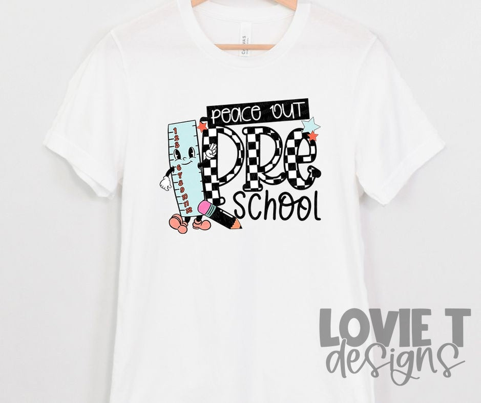 Peace Out Grade Levels-Lovie T Designs