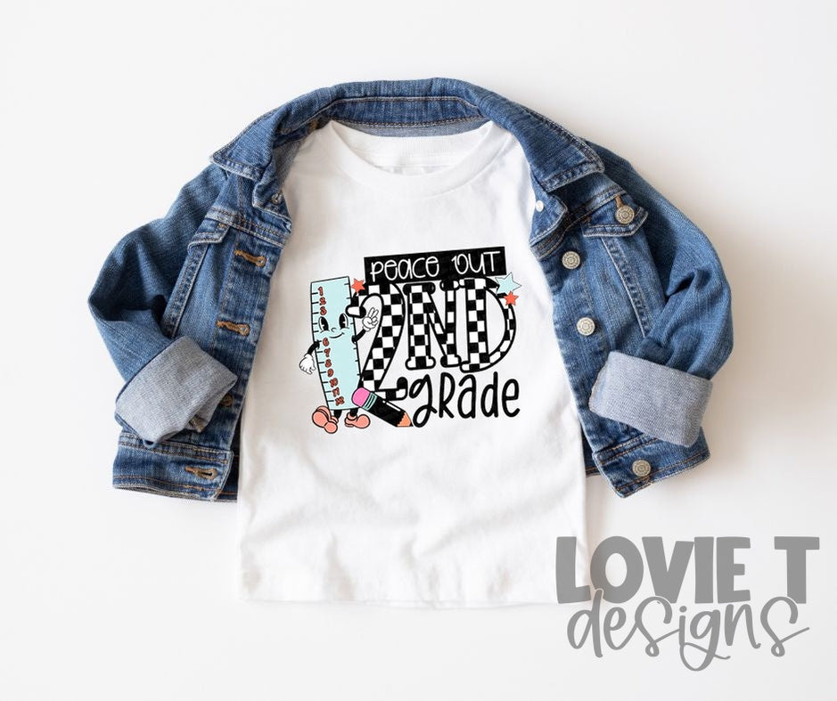 Peace Out Grade Levels-Lovie T Designs