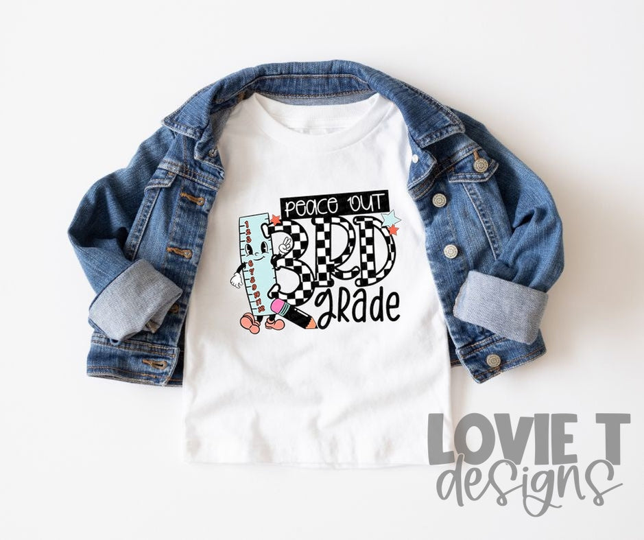 Peace Out Grade Levels-Lovie T Designs