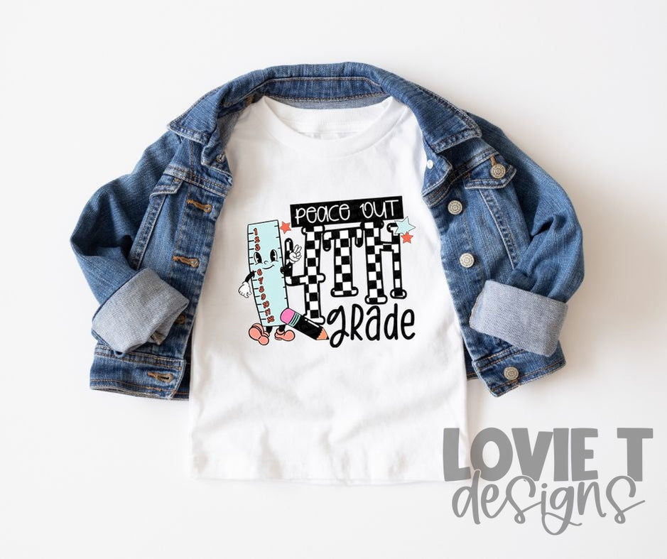 Peace Out Grade Levels-Lovie T Designs