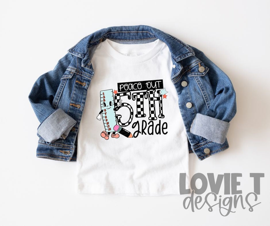 Peace Out Grade Levels-Lovie T Designs