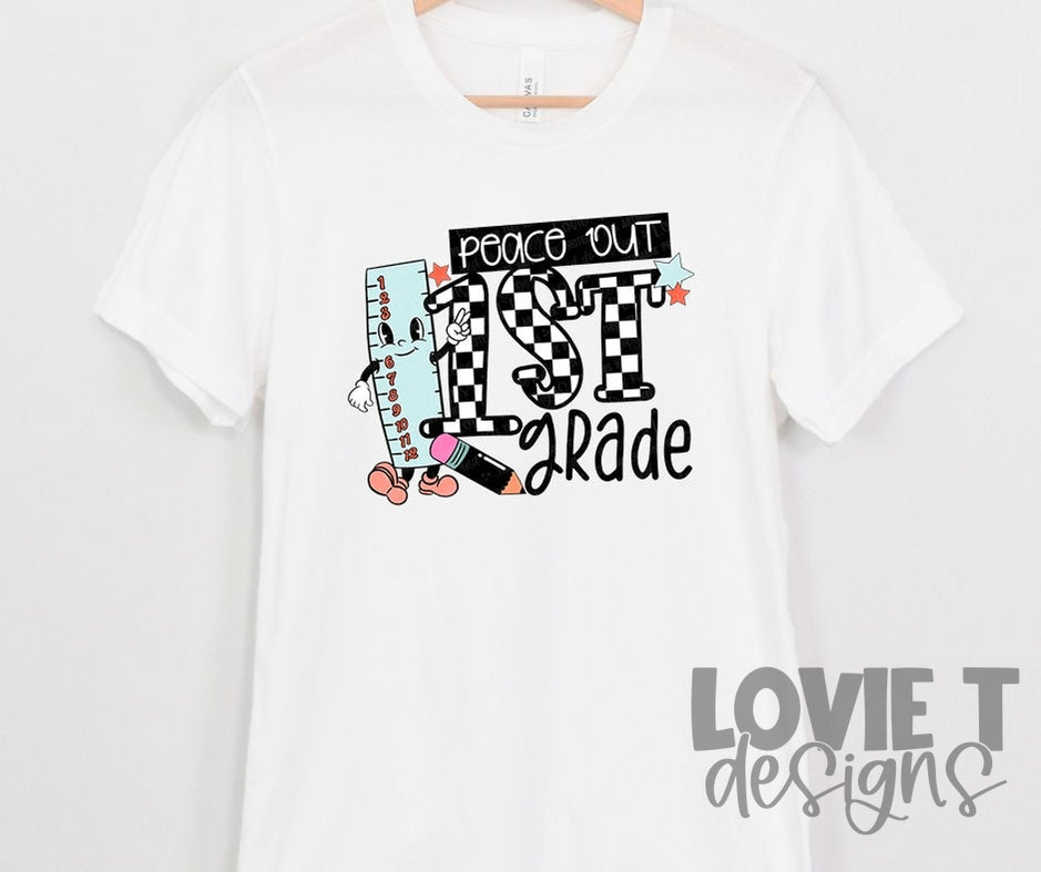 Peace Out Grade Levels-Lovie T Designs