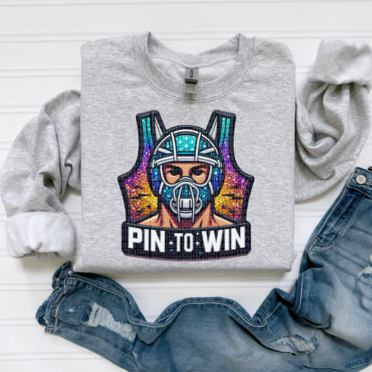 Pin To Win Wrestling-Lovie T Designs