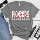 Pioneers White Red Grunge-Lovie T Designs