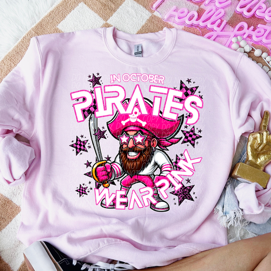 Pirates 2 Cancer Awareness Mascot-Lovie T Designs