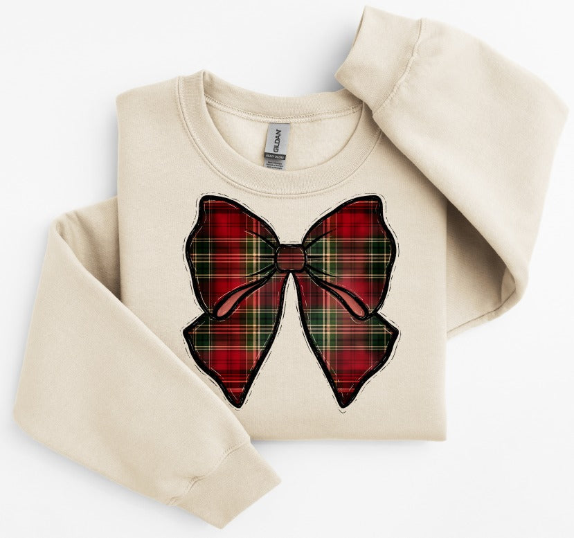 Plaid Bow-Lovie T Designs