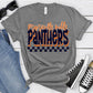 Prairieville Middle Panthers Navy Orange Grunge-Lovie T Designs