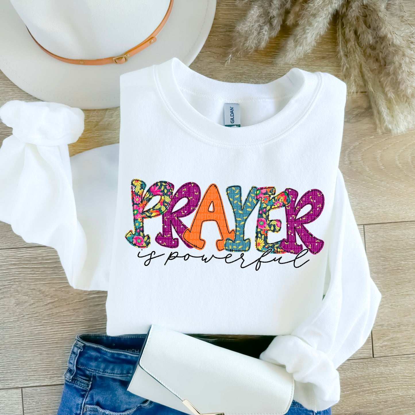 Prayer Is Powerful-[DTF Transfer]-Lovie T Designs