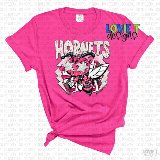 Preppy Hornets-Lovie T Designs