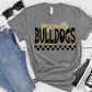 Priceville Bulldogs Gold Black Grunge-Lovie T Designs