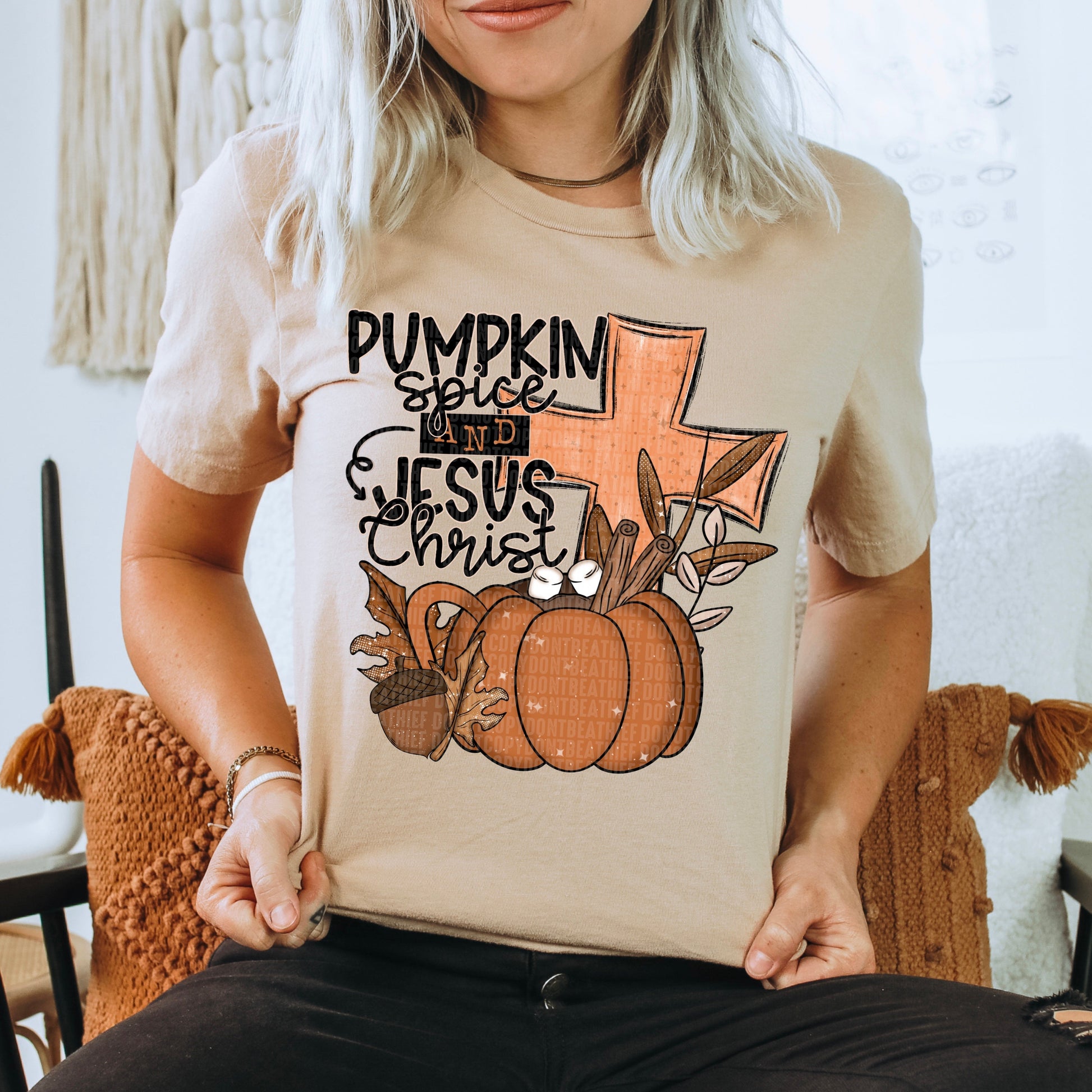 Pumpkin Spice Jesus Christ-Lovie T Designs