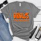 Quincy Orioles Orange Black Grunge-Lovie T Designs