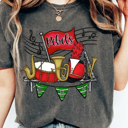 REBELS MARCHING BAND-Lovie T Designs