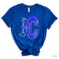 Royal Blue and Silver C Cougars
