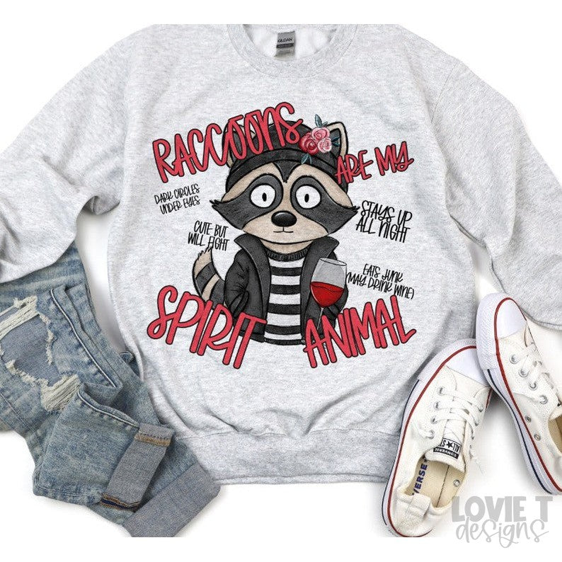 Racoons Are My Spirit Animal-Lovie T Designs