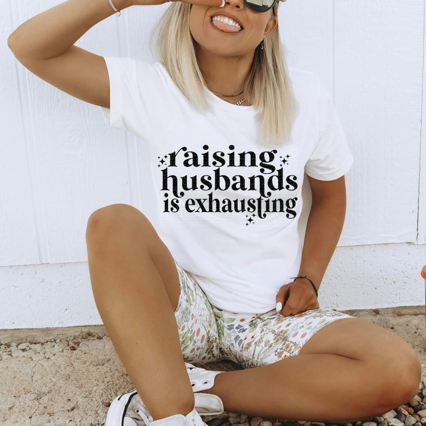 Raising Husbands Is Exhausting-Lovie T Designs