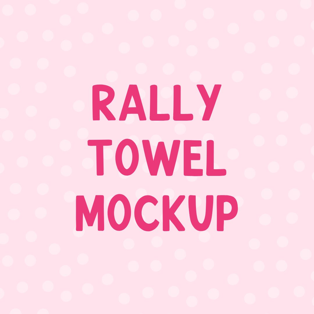 Rally Towel Mockup-[DTF Transfer]-Lovie T Designs