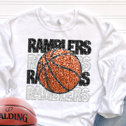 Ramblers Black White-[DTF Transfer]-Lovie T Designs