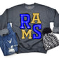 Rams Blue and Gold-Lovie T Designs