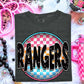 Rangers Neon Circle Mascots-Lovie T Designs