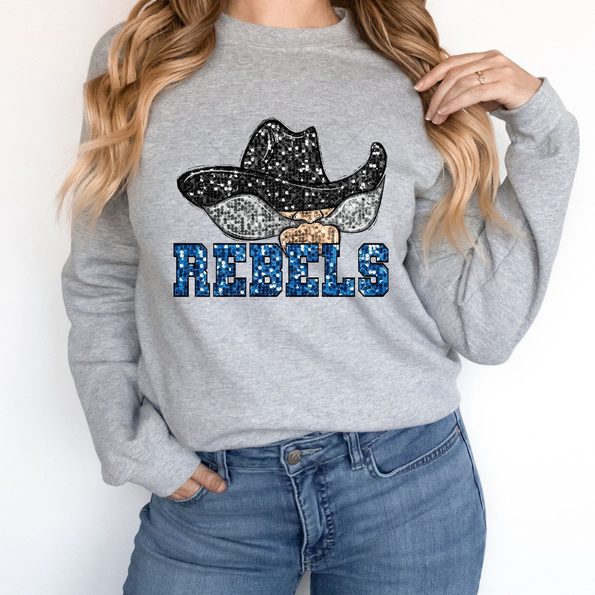 Rebels Blue Sequin