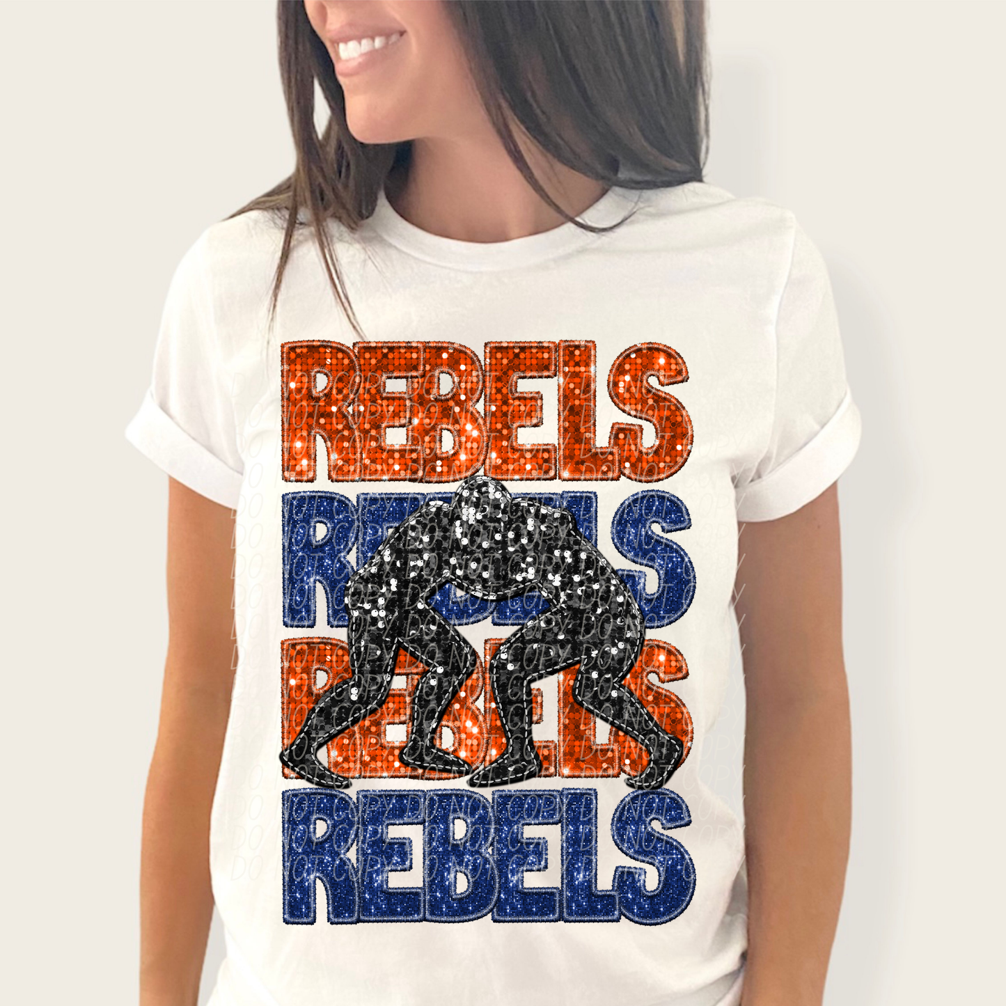 Rebels Orange Blue-[DTF Transfer]-Lovie T Designs