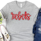 Rebels Red Gray-Lovie T Designs