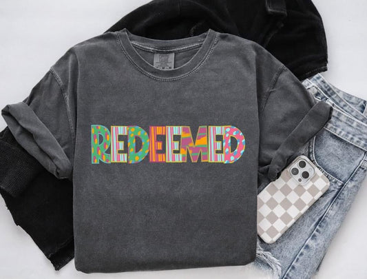 Redeemed - Faith Words-Lovie T Designs