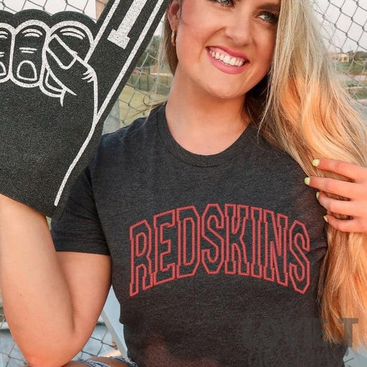 Redskins Faux Embroidery