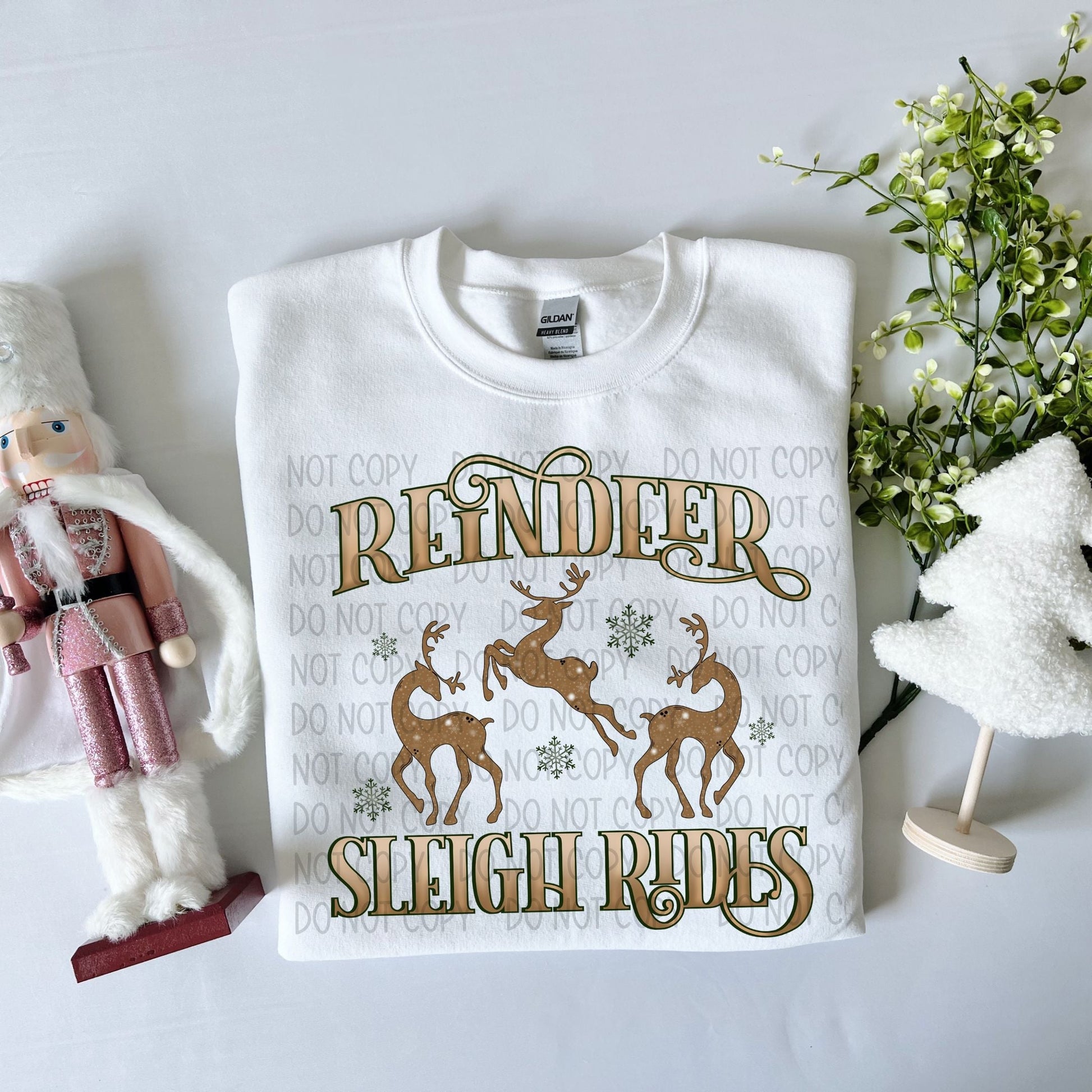 Reindeer Sleigh Rides-Lovie T Designs