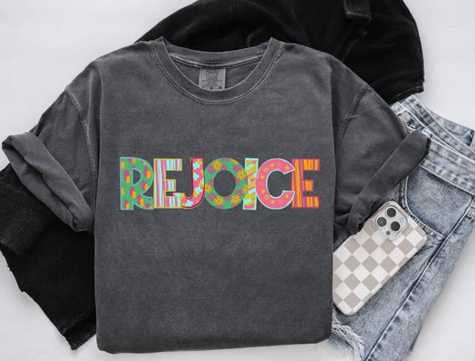 Rejoice - Faith Words-Lovie T Designs