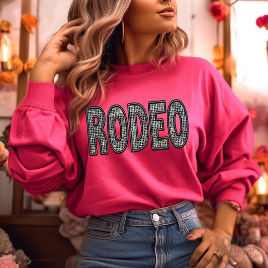 Rodeo Faux Embroidery Diamond