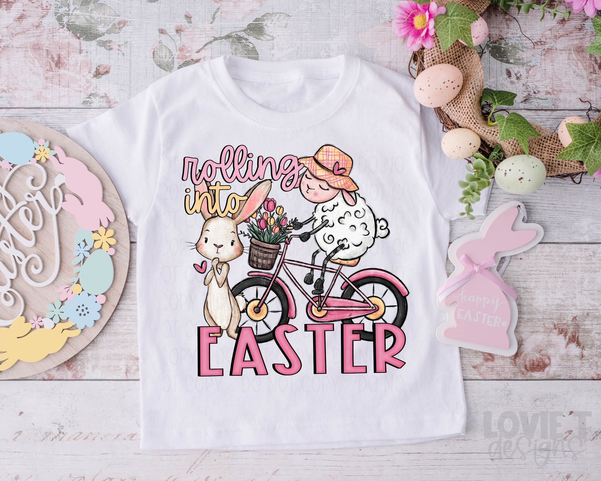 Rolling Into Easter-Lovie T Designs