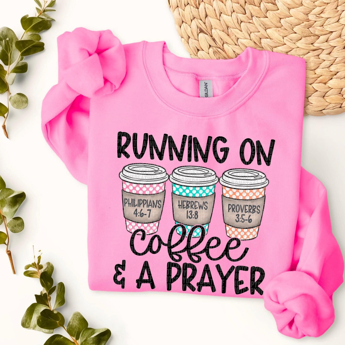 Running On Coffee & A Prayer-Lovie T Designs