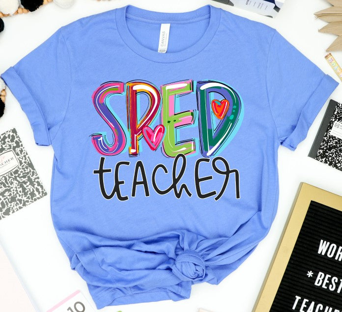 SPED Teacher Cheery Bright-Lovie T Designs