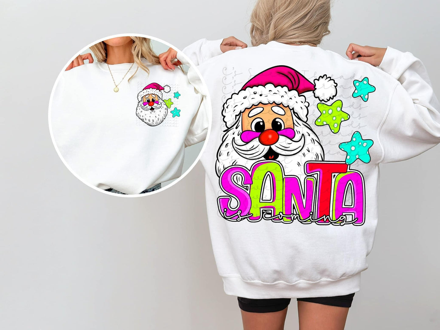 Santa is Coming-Lovie T Designs