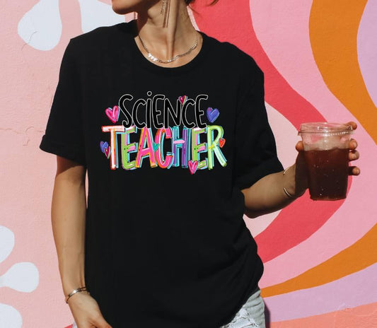 Science Teacher Cheery Bright-Lovie T Designs