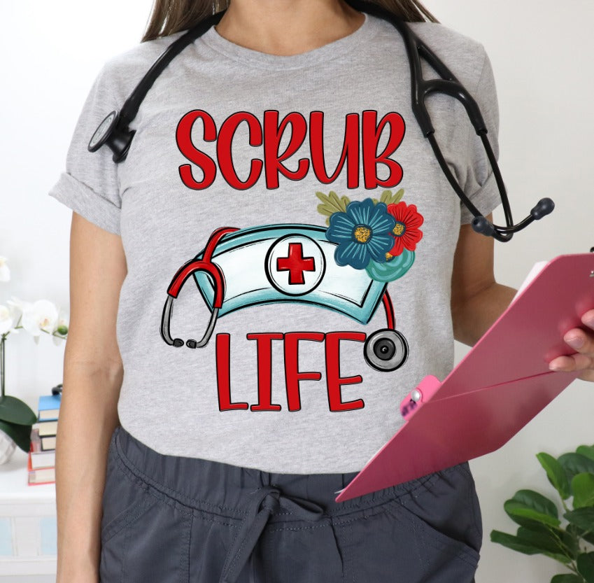 Scrub Life-[DTF Transfer]-Lovie T Designs