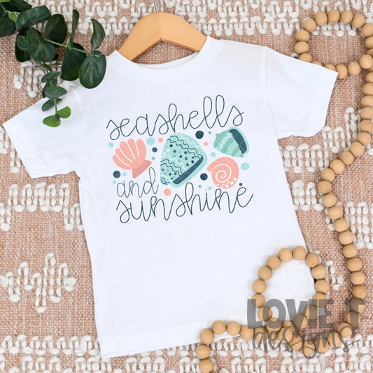 Seashells and Sunshine-Lovie T Designs