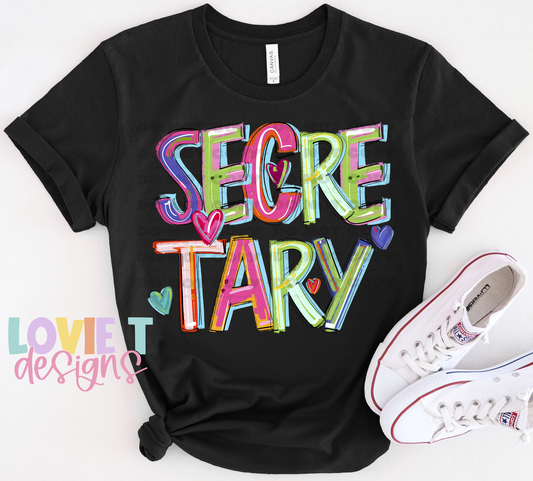 Secretary Cheery Bright-Lovie T Designs